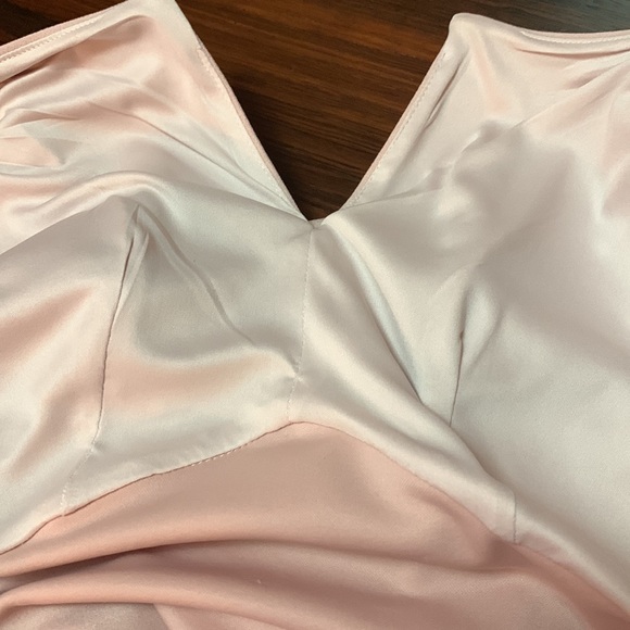 Express Blush Pink Dress Sleeveless V-Neck XXSP. NWT - Picture 9 of 9